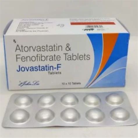 Atorvastatin And Fenofibrate Tablets 10 Mg At Rs 126 Stripe In Surat