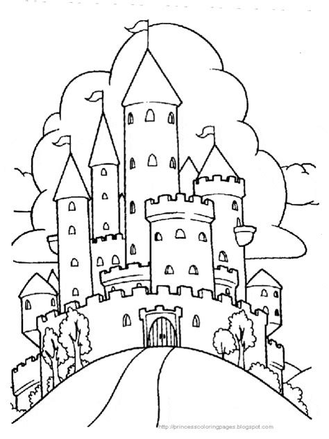 45 Desenhos De【castelo Para Colorir】 Imprima Grátis