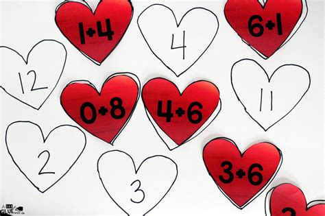 Heart Matching Puzzle For Little Learners A Dab Of Glue Will Do