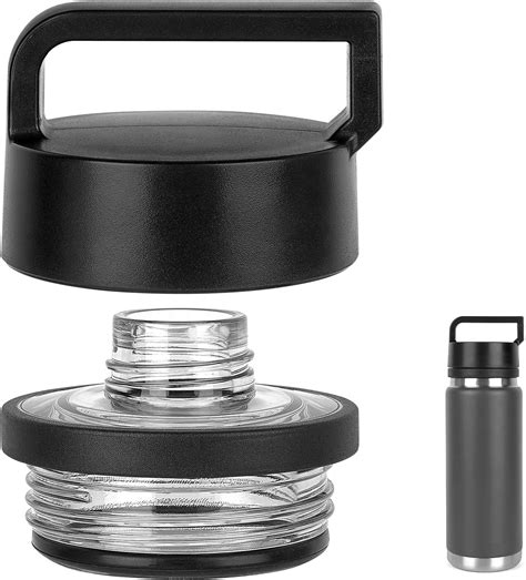 Linkidea Water Bottle Lid With Handle Compatible With Yeti Rambler