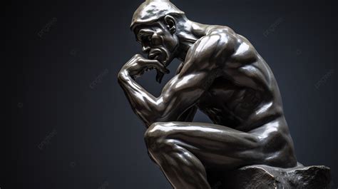 The Thinker Statue Wallpaper