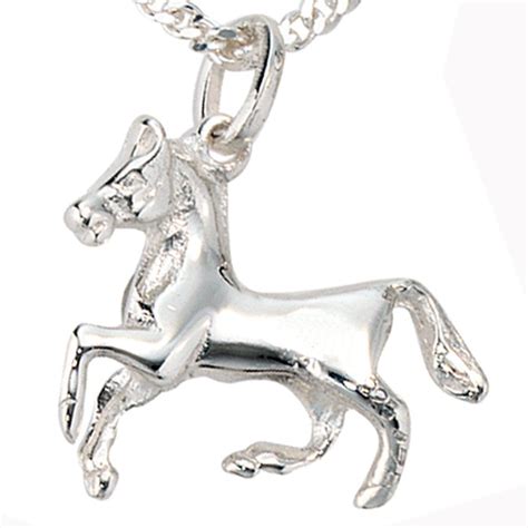 Anhänger Pferd Kettenanhänger 925 Sterling Silber Kinderschmuck