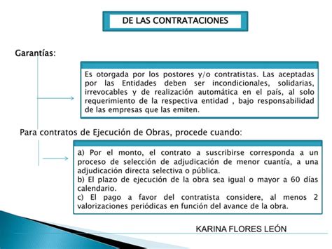 Ley De Contrataciones Del Estado Ppt