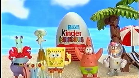 Kinder Überraschung Werbung Sponge Bob 2005 YouTube