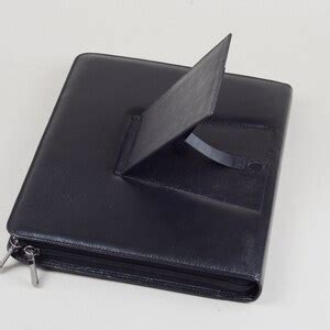 A Black Leather Stand Microsoft Surface Pro Business Portfolio Case