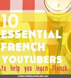 10 Génial French YouTubers to Help You Learn French Lindsay Does