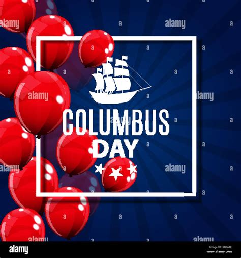 Vector Illustration Of Columbus Day Stock Vector Image And Art Alamy