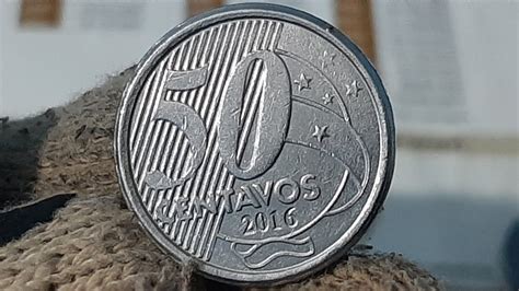 VOCÊ ENCONTROU ESSA MOEDA ESSE DEFEITO 50 CENTAVOS ANO 2016 VEJA O