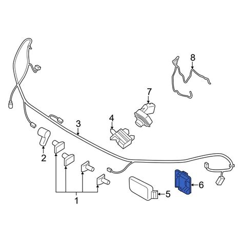 Ford Oe L Mz C B Cruise Control Distance Sensor Bracket