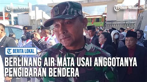 Pelatih Paskibraka Mamasa Serda Irfan Berlinang Air Mata Usai