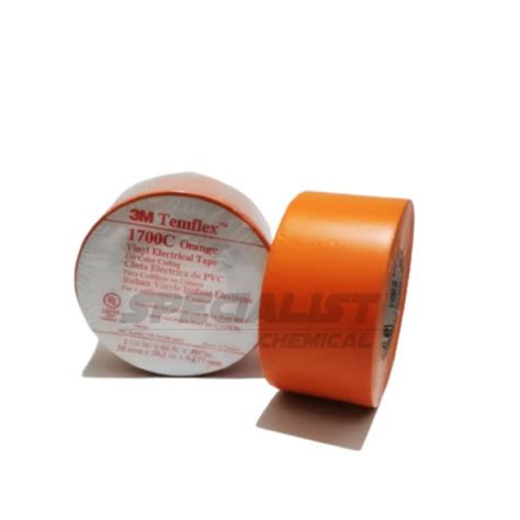 Jual Isolasi 3m Listrik 1700c Temflex Selotip Orange Electrical Tape