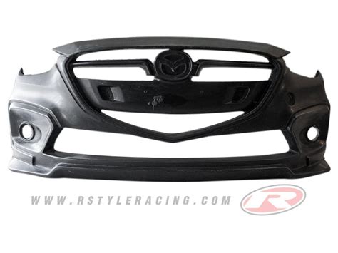 Full Bumper Knight Sport Style For Mazda 2 2015 Without Color