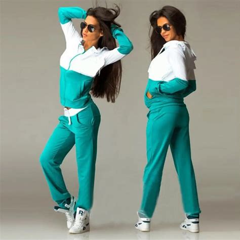 2018womens Sports Suits Sexy Tracksuit 2 Piece Set Women Sportswear Jogging Track Suit Women