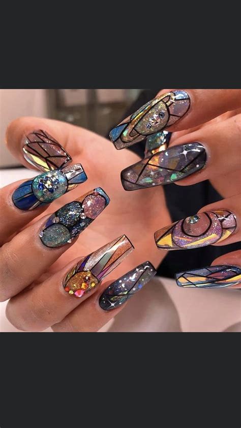 Stained Glass Nails Trend An Immersive Guide By Learnesto Nailart Tutorials Nail Designs