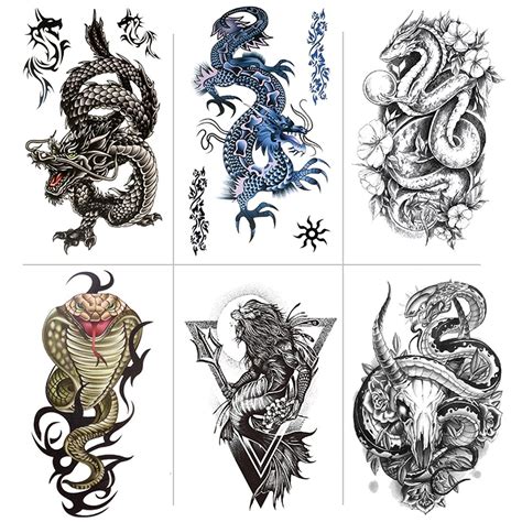 Buy FEI JI Fashion Temporary Tattoo Transfer Stickers Waterproof