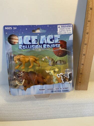 Ice Age Collision Course Collectible Figures Manny Diego Sid And Scrat