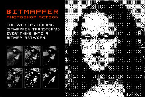 Bitmapper Convert Image Into A Bitmap In Photoshop Images Behance