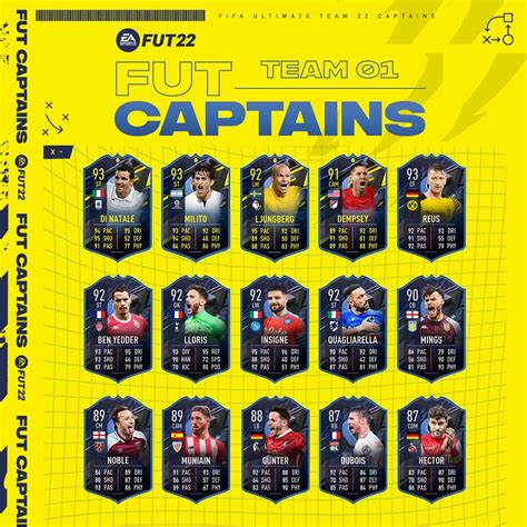 Evento Capitães do FUT para FIFA 22 Ultimate Team