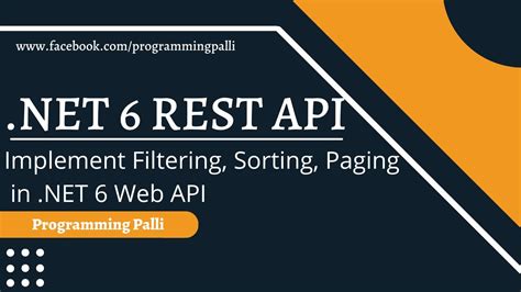 Filtering Sorting Paging In Asp Net Core Web Api With Entity