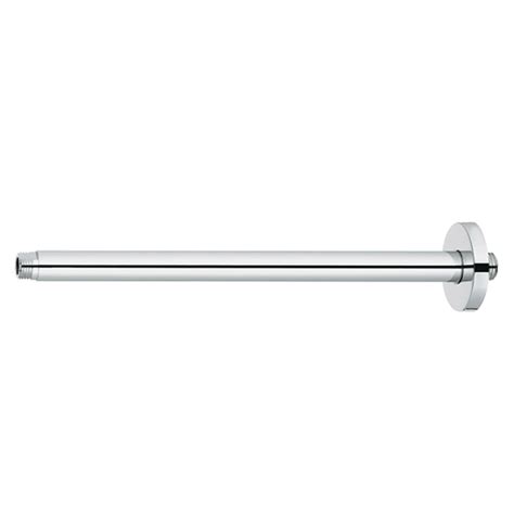 12 Round Ceiling Shower Arm Polished Chrome Aluids