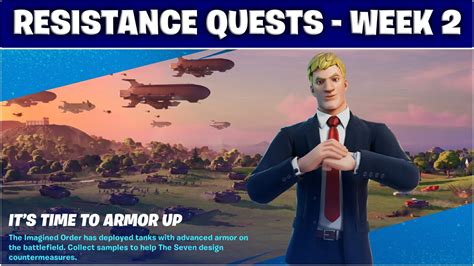 Fortnite Resistance Quests Week 2 All Challenges And Locations