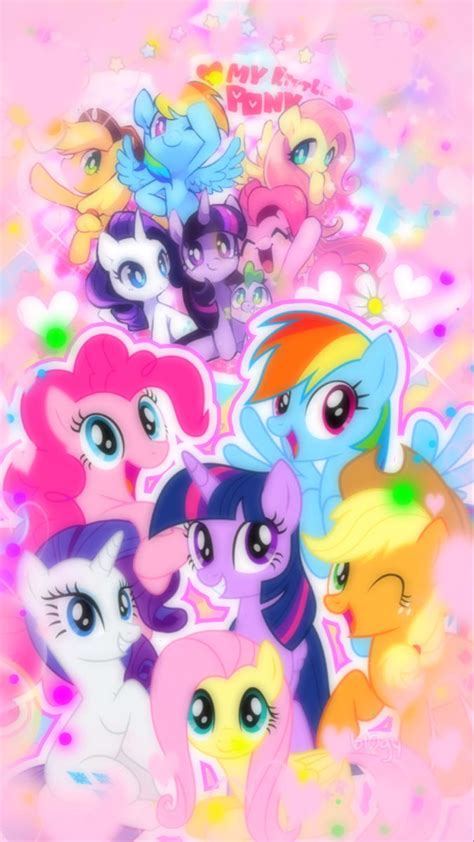 Mlp Main 6 Wallpaper ♡🌈 My Little Pony Poster My Little Pony