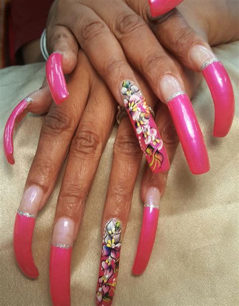 Pin By Enticing On Long Nails Long Nail Designs Nail Designs Chic