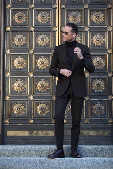 How To Wear A Turtleneck With A Suit Fashnfly