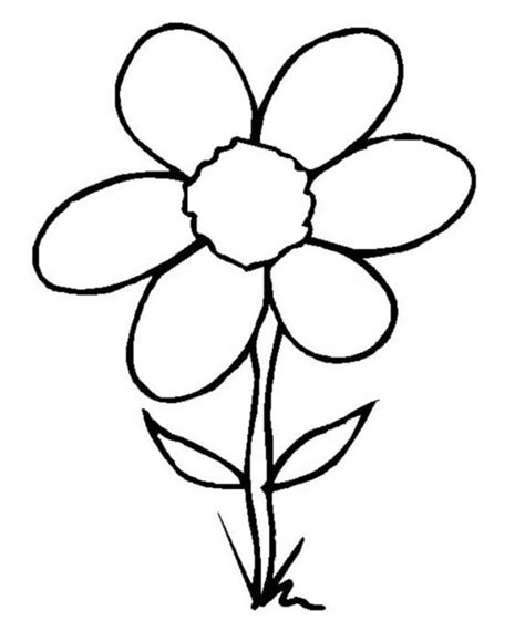 Tracing Flowers For Kids