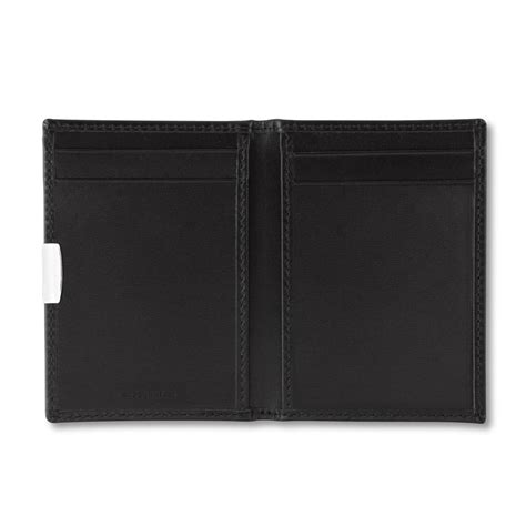 Pineider 1949 Leather Credit Card Holder Wallet For Men