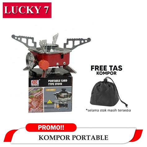 Jual Kompor Camping Gas Kotak Mini Portable Stove Gas Kompor Portable