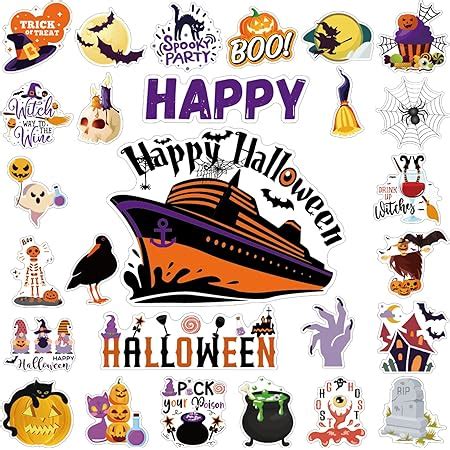 Amazon 25 Pcs Pirate Cruise Door Magnets Halloween Funny Skull Car