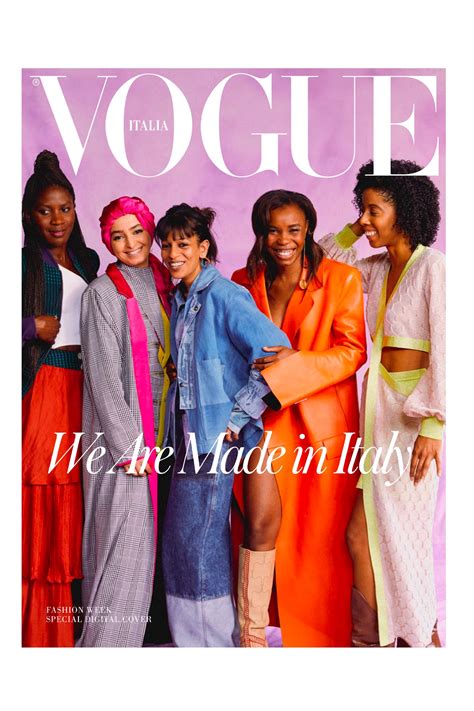 The Fab La Cover Digitale Di Vogue Italia Per La Milano Fashion Week