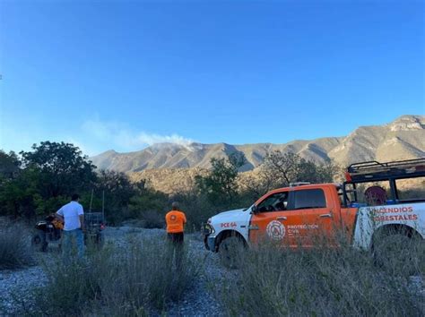 La Jornada Incendio en el Cañón de Minas Viejas NL consume 5 hectáreas