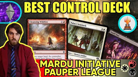 Trophy With The Best Control Deck Mardu Initiative Mtg Pauper