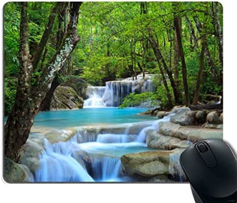 Amazon Smooffly Gaming Mouse Pad Custom Waterfalls Creek