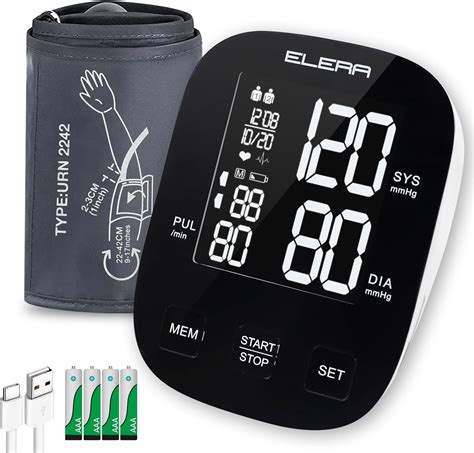 ELERA Blood Pressure Monitor CE Approved UK Upper Arm Blood Pressure