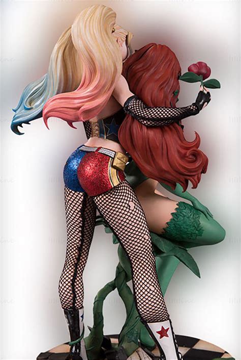 نموذج الطباعة ثلاثية الأبعاد Poison Ivy وHarley Quinn STL