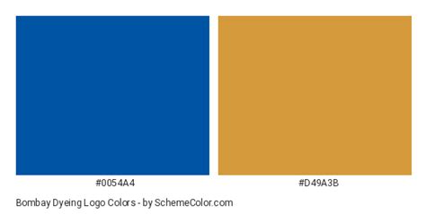 Bombay Dyeing Logo Color Scheme » Blue » SchemeColor.com