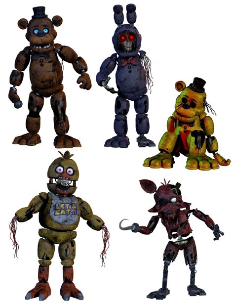 Classic Withered Animatronics By Frankza166 On Deviantart