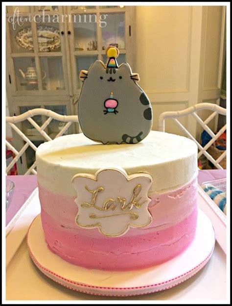 Pusheen The Cat Party Birthday Cake For Cat Cat Cake Pusheen Cakes