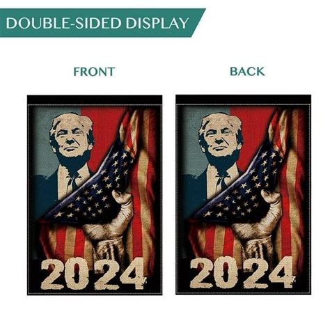 Trump 2024 Red Outdoor Double Sided Flag Senator Dean Skelos