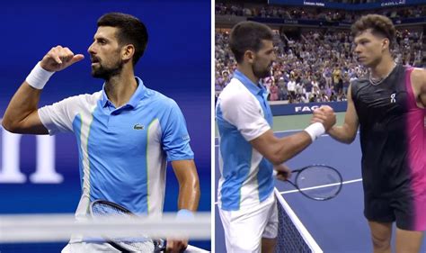 La réaction de Ben Shelton en dit long alors que Novak Djokovic copie