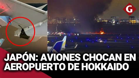 JAPÓN: Aviones colisionan en aeropuerto de Hokkaido | Gestión - YouTube