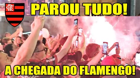 De Arrepiar Chegada Do Flamengo Em Curitiba A Torcida Foi A Loucura