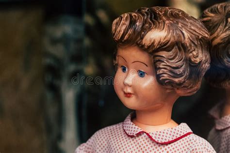 Old vintage plastic doll stock photo. Image of beautiful - 186089848