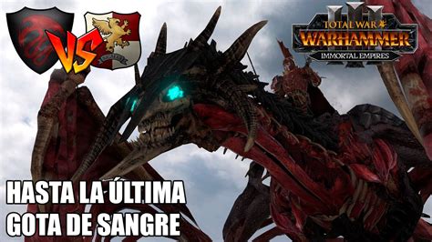 HASTA LA ÚLTIMA GOTA DE SANGRE TOTAL WAR WARHAMMER 3 558 BATALLA