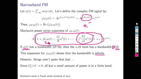 Angle Modulation Narrowband Frequency Modulation Nbfm Vs Wideband