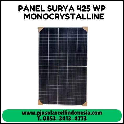 Panel Surya Monocrystalline Wp Merk Trina