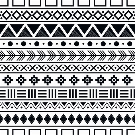 Cool Black And White Tribal Patterns